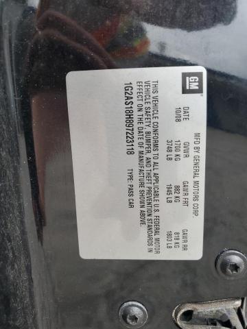 1G2AS18H897223118 - 2009 PONTIAC G5 Siyah fotoğraf 12