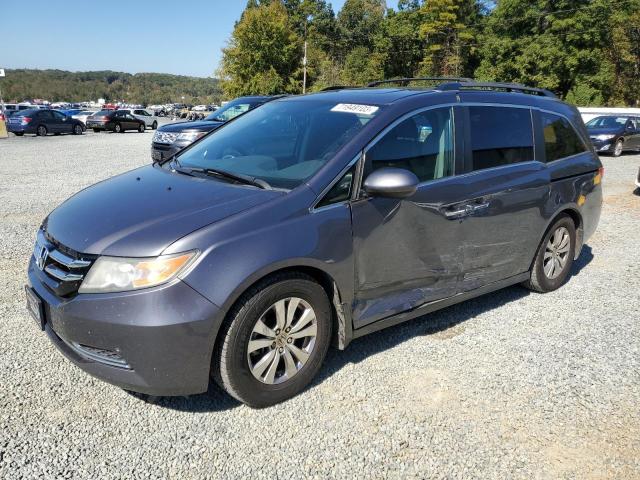 5FNRL5H69EB084090 - 2014 HONDA ODYSSEY EXL GRAY photo 1