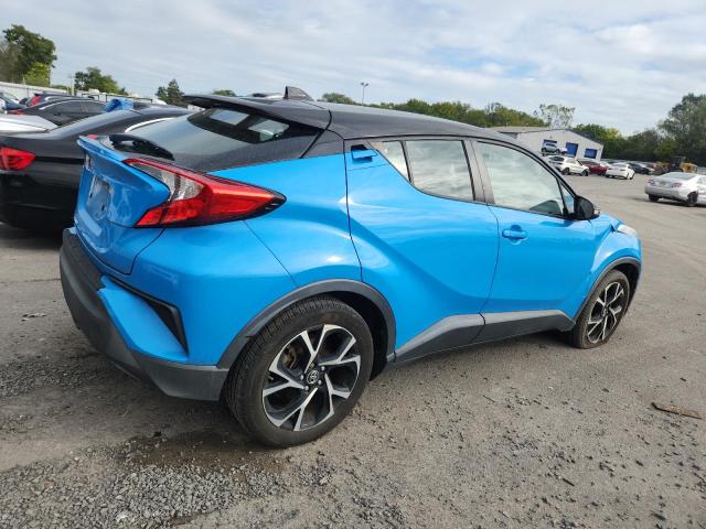 NMTKHMBX2KR087708 - 2019 TOYOTA C-HR XLE BLUE photo 3