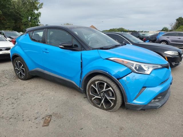 NMTKHMBX2KR087708 - 2019 TOYOTA C-HR XLE BLUE photo 4