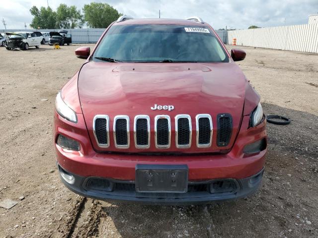 1C4PJMCS1HW527697 - 2017 JEEP CHEROKEE LATITUDE RED photo 5