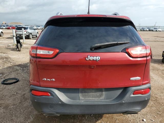 1C4PJMCS1HW527697 - 2017 JEEP CHEROKEE LATITUDE RED photo 6