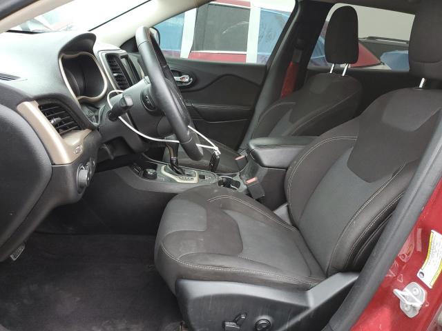 1C4PJMCS1HW527697 - 2017 JEEP CHEROKEE LATITUDE RED photo 7