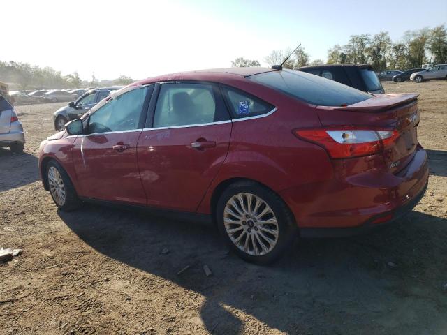 1FAHP3J21CL145296 - 2012 FORD FOCUS TITANIUM RED photo 2