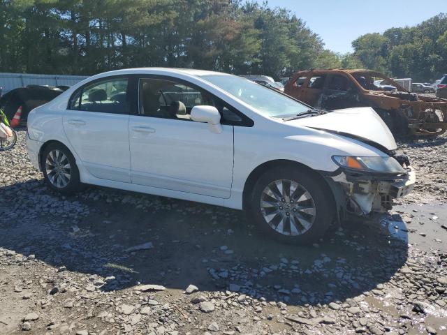 19XFA1F80AE082850 - 2010 HONDA CIVIC EX WHITE photo 4