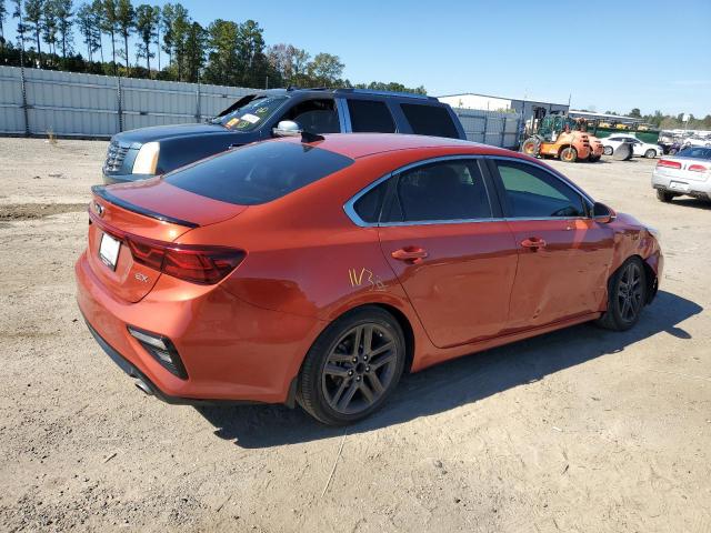 3KPF54AD5KE057115 - 2019 KIA FORTE EX ORANGE photo 3