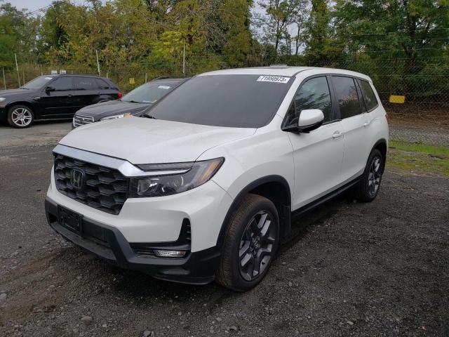 5FNYF8H56NB031763 - 2022 HONDA PASSPORT EXL WHITE photo 1