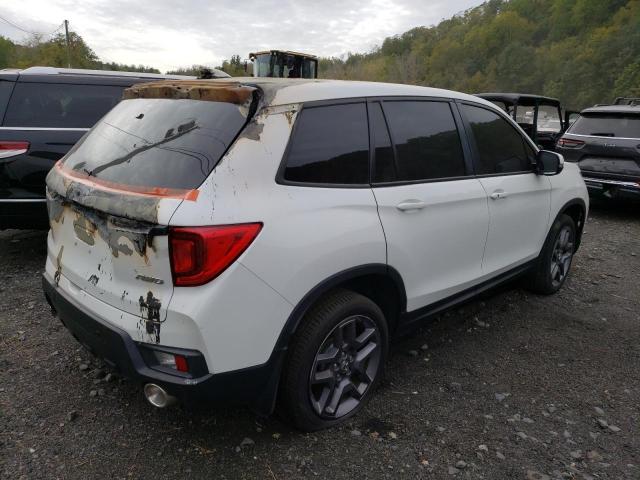 5FNYF8H56NB031763 - 2022 HONDA PASSPORT EXL WHITE photo 3
