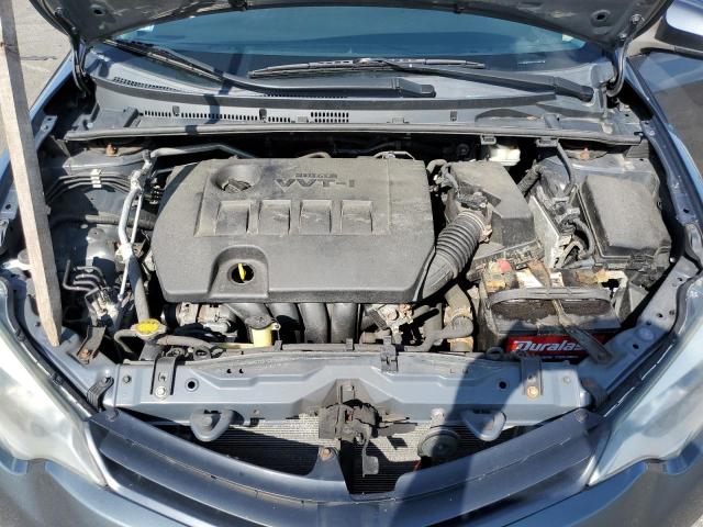 2T1BURHE9EC144497 - 2014 TOYOTA COROLLA L GRAY photo 11