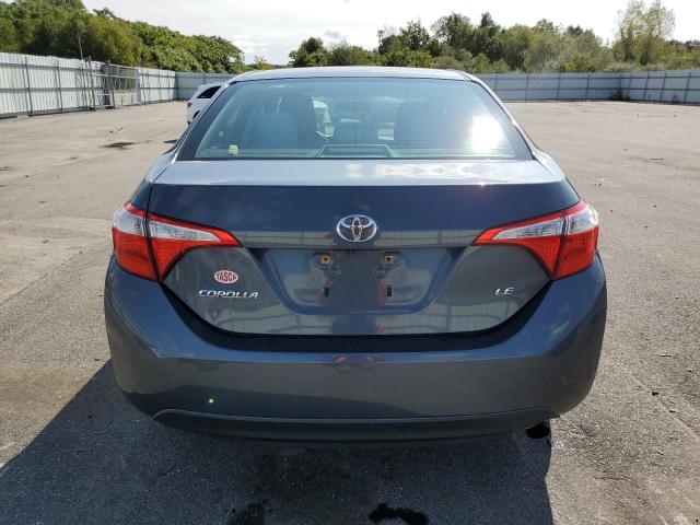 2T1BURHE9EC144497 - 2014 TOYOTA COROLLA L GRAY photo 6