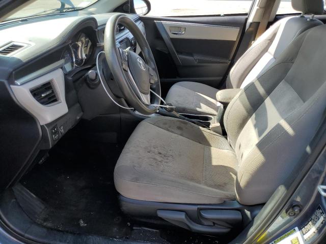 2T1BURHE9EC144497 - 2014 TOYOTA COROLLA L GRAY photo 7