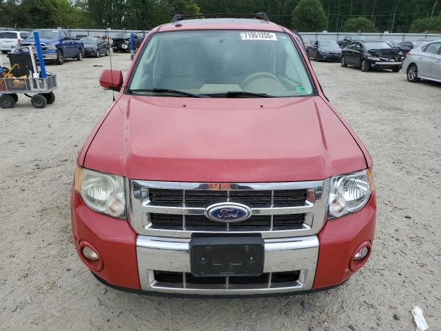 1FMCU0E73CKA91812 - 2012 FORD ESCAPE LIMITED 红色 照片 5