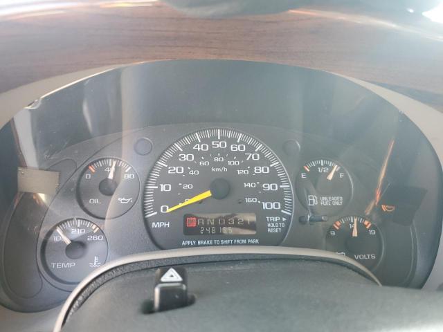 1GDDM19W11B511382 - 2001 GMC SAFARI XT SILVER photo 9