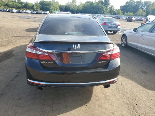 1HGCR2F51GA058822 - 2016 HONDA ACCORD SPORT 黑色 照片 6