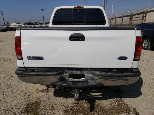 1FTSW21P05ED27698 - 2005 FORD F250 SUPER DUTY WHITE photo 6