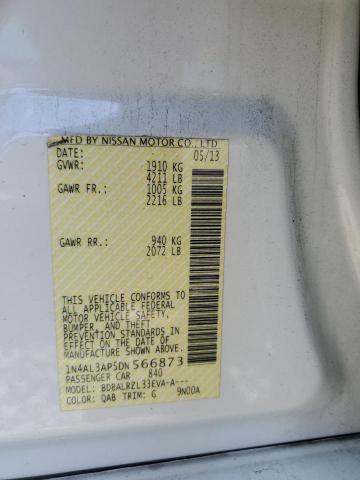 1N4AL3AP5DN566873 - 2013 NISSAN ALTIMA 2.5 白色 照片 12