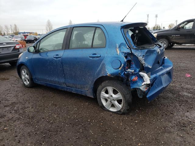 JTDKT923575135970 - 2007 TOYOTA YARIS BLUE photo 2