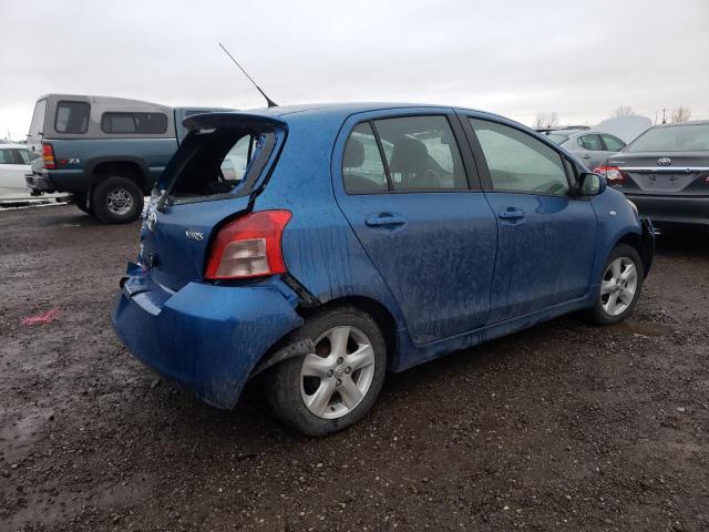 JTDKT923575135970 - 2007 TOYOTA YARIS BLUE photo 3