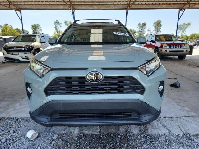 JTMW1RFV0KD019755 - 2019 TOYOTA RAV4 XLE GRAY photo 5