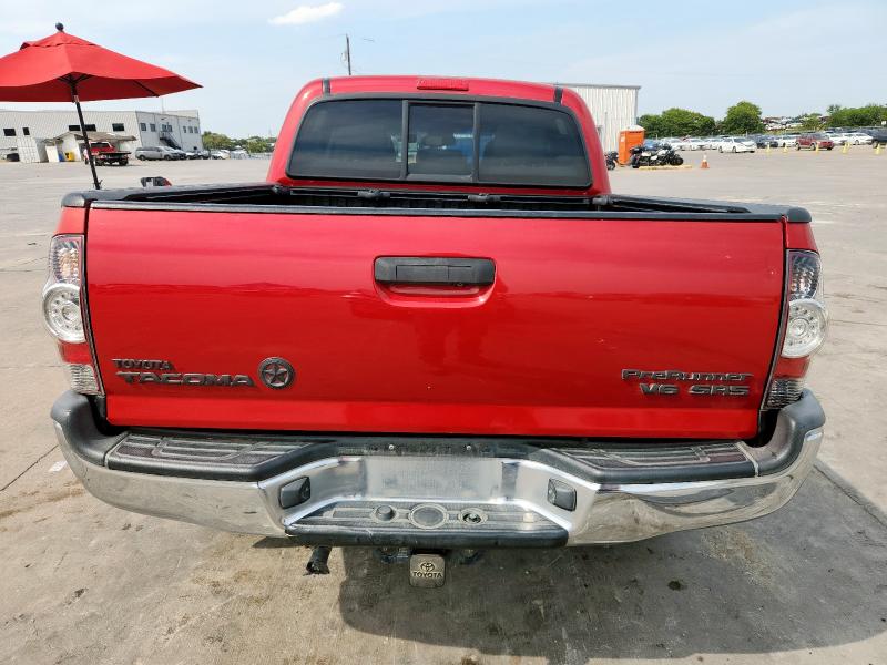 5TFJU4GN8DX045704 - 2013 TOYOTA TACOMA DOUBLE CAB PRERUNNER RED photo 6
