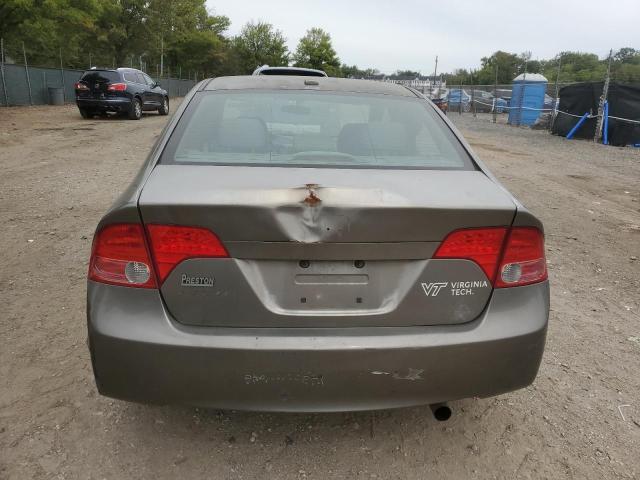 2HGFA16958H509447 - 2008 HONDA CIVIC EXL GRAY photo 6