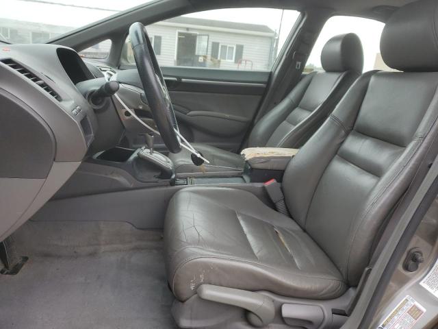 2HGFA16958H509447 - 2008 HONDA CIVIC EXL GRAY photo 7