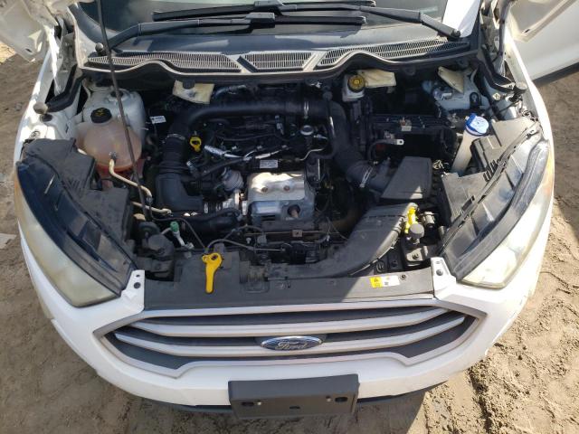 MAJ3P1TE9JC170773 - 2018 FORD ECOSPORT SE WHITE photo 11