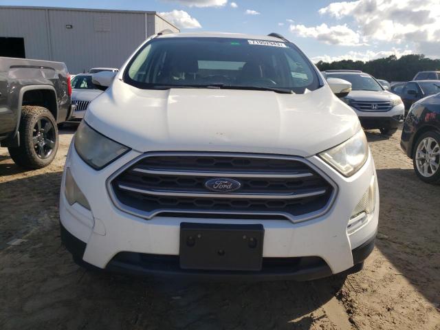 MAJ3P1TE9JC170773 - 2018 FORD ECOSPORT SE WHITE photo 5