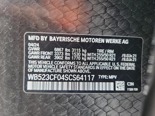 WB523CF04SCS64117 - 2025 BMW IX XDRIVE50 BLUE photo 14