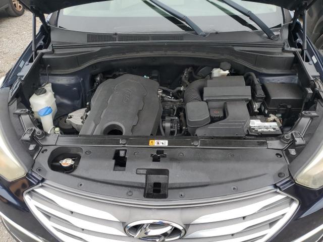 5XYZTDLB9JG546827 - 2018 HYUNDAI SANTA FE S 蓝色 照片 11