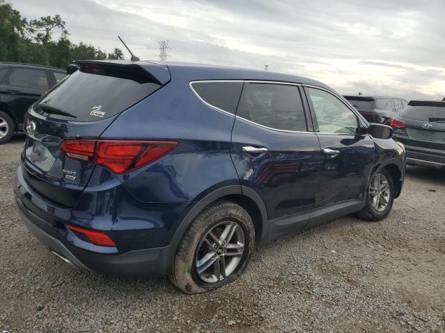 5XYZTDLB9JG546827 - 2018 HYUNDAI SANTA FE S 蓝色 照片 3