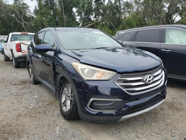 5XYZTDLB9JG546827 - 2018 HYUNDAI SANTA FE S 蓝色 照片 4