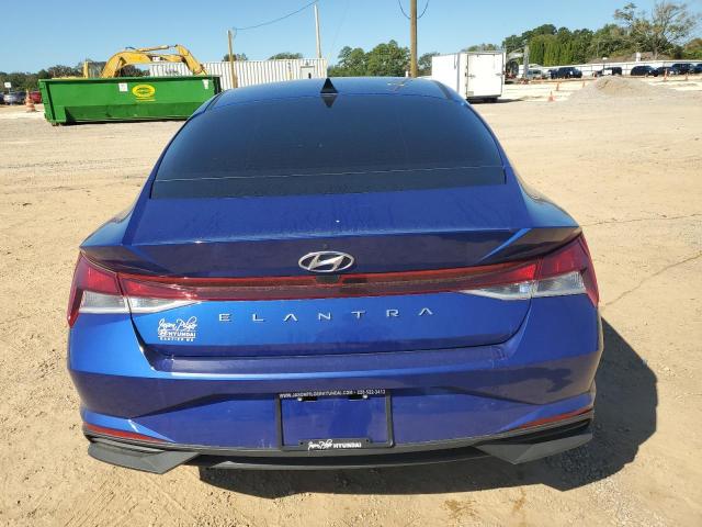 5NPLL4AG4MH050030 - 2021 HYUNDAI ELANTRA SE BLUE photo 6