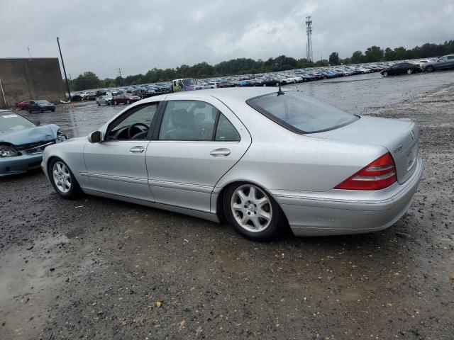 WDBNG75J02A308650 - 2002 MERCEDES-BENZ S500 500 SILVER photo 2