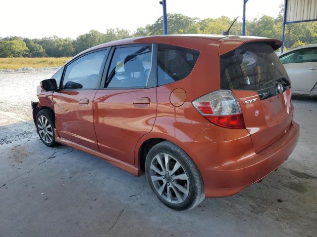 JHMGE8H51CC007670 - 2012 HONDA FIT SPORT ORANGE photo 2