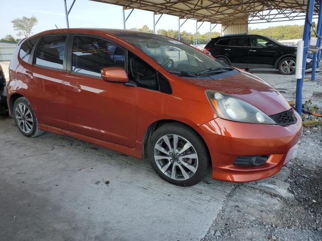 JHMGE8H51CC007670 - 2012 HONDA FIT SPORT ORANGE photo 4