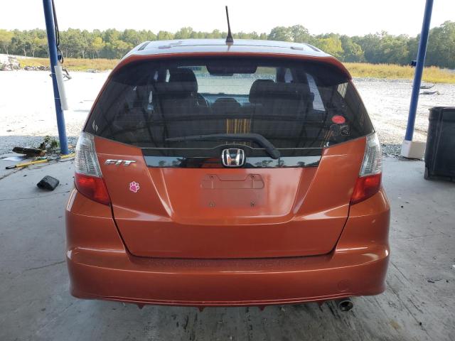 JHMGE8H51CC007670 - 2012 HONDA FIT SPORT ORANGE photo 6