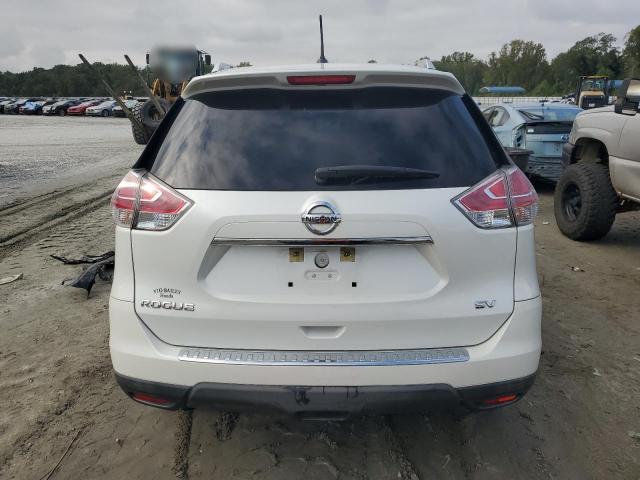 KNMAT2MT0GP647205 - 2016 NISSAN ROGUE S WHITE photo 6