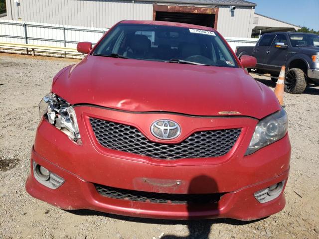 4T1BK3EK0AU115606 - 2010 TOYOTA CAMRY SE RED photo 5