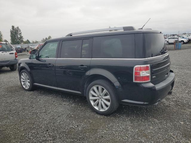 2FMHK6C89DBD29670 - 2013 FORD FLEX SEL BLACK photo 2