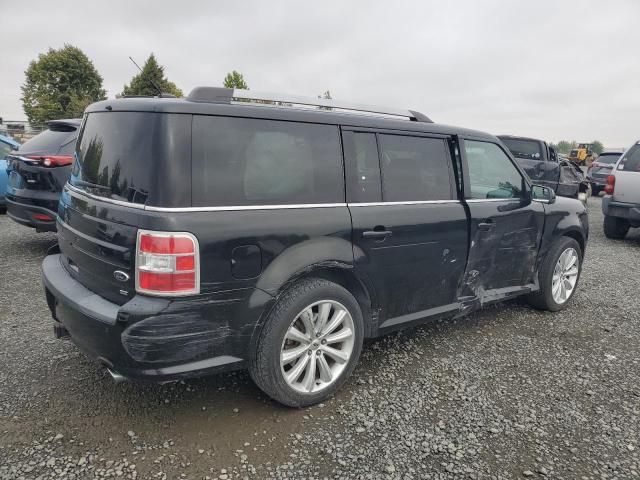 2FMHK6C89DBD29670 - 2013 FORD FLEX SEL BLACK photo 3