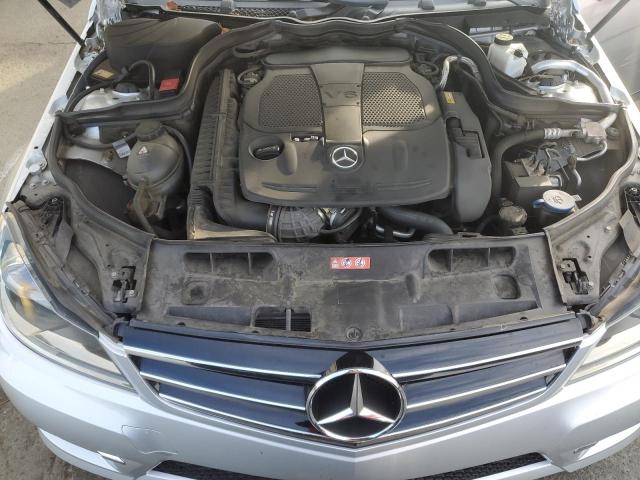 WDDGF5HB0EA926227 - 2014 MERCEDES-BENZ C 350 SILVER photo 11