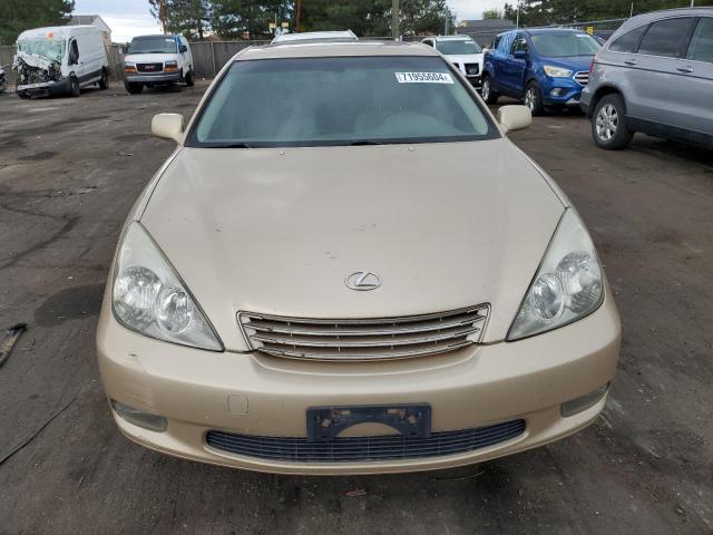 JTHBF30G425025557 - 2002 LEXUS ES 300 GOLD photo 5