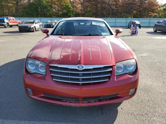 1C3AN69L74X006921 - 2004 CHRYSLER CROSSFIRE LIMITED RED photo 5