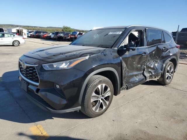5TDGZRAH1LS009403 - 2020 TOYOTA HIGHLANDER XLE BLACK photo 1