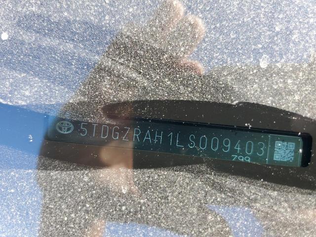 5TDGZRAH1LS009403 - 2020 TOYOTA HIGHLANDER XLE BLACK photo 13