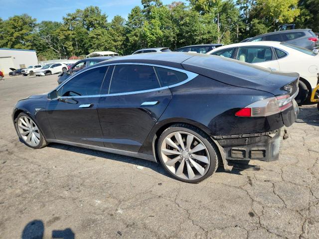 5YJSA1E19FF114702 - 2015 TESLA MODEL S BLACK photo 2