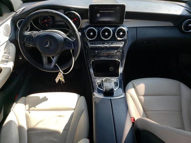 55SWF4KB3HU220517 - 2017 MERCEDES-BENZ C 300 4MATIC RED photo 8