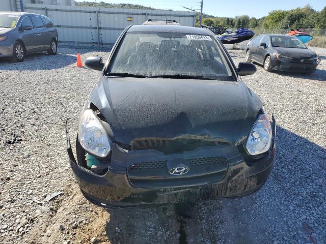 KMHCM36CX9U107658 - 2009 HYUNDAI ACCENT GS BLACK photo 5