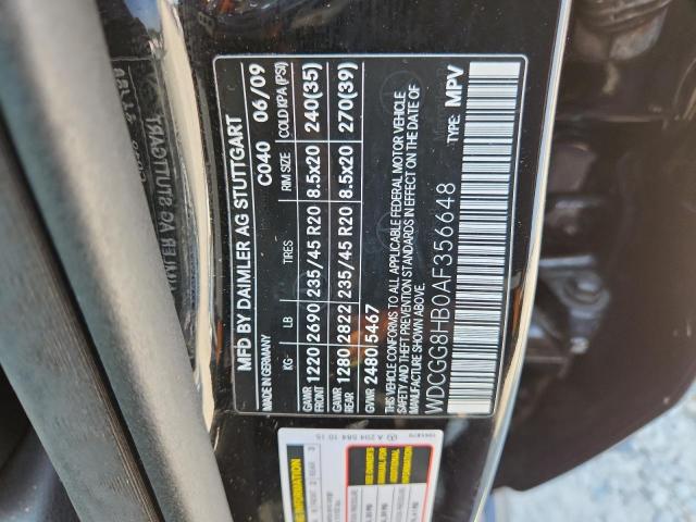WDCGG8HB0AF356648 - 2010 MERCEDES-BENZ GLK 350 4MATIC BLACK photo 13